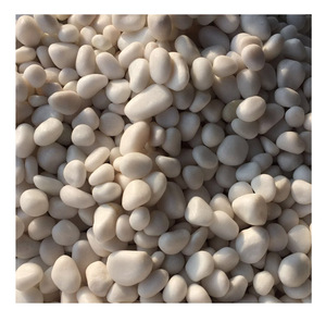 Un grade neige blanc cailloux pierre naturelle tumble cailloux paysage décorations cailloux - Product Image 3