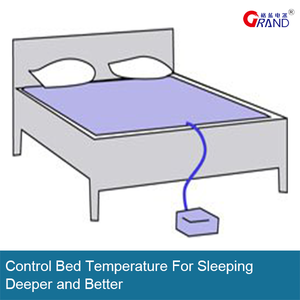 Control de temperatura de la <span class=keywords><strong>cama</strong></span> fresco y caliente <span class=keywords><strong>Topper</strong></span> colchón de comodidad para dormir - Product Image 4