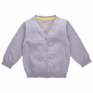 Gris claro bebés suéter diseño muchachos moda cardigan - Product Image 1