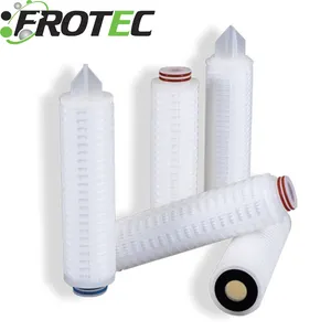 קפלים מסנן PP/ניילון/PES/ PVDF/ PTFE מים מסנן מחסנית