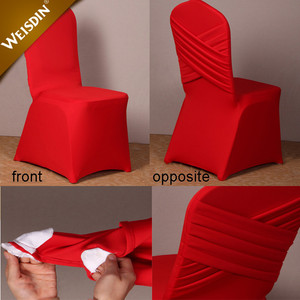 Quảng châu bán buôn <span class=keywords><strong>lycra</strong></span> đàn hồi tie lại ghế bao gồm trang trí đám cưới - Product Image 3