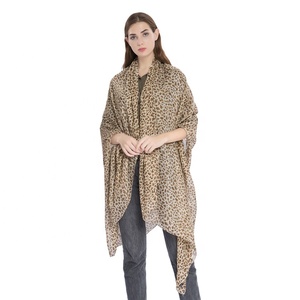 ผ้าพันคอผ้าไหมลายเสือดาวผ้าชีฟองพิมพ์ลายแฟชั่นผ้าคลุมไหล่ผ้าไหมสำหรับผู้หญิงขนาดอินฟินิตี้ - Product Image 3