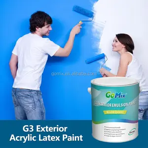 Low MOQ Wide Coverage Good Hiding G3 External Acrylic Paint for Wall