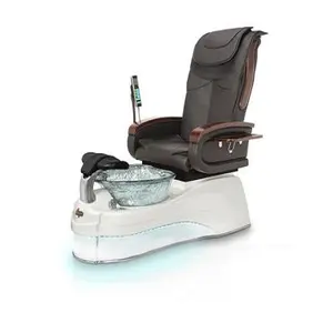 luxury design spa pedicure chair manufacturer in new york with foot basin