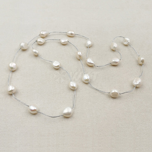 WT-N1054 WKT Nuovo Modo Generoso <span class=keywords><strong>Collana</strong></span> Per Le Donne Decorazione Dei Monili Splendida <span class=keywords><strong>Collana</strong></span> <span class=keywords><strong>di</strong></span> <span class=keywords><strong>Perle</strong></span> Reale - Product Image 3