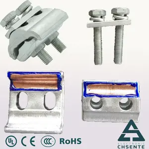 Dos Tornillos de Aluminio Abrazadera pg Ranura Paralela APG/CAPG Abrazadera de Cable de Cobre eléctrico