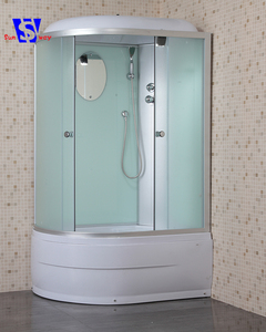 90x90x185 cm Square estilo pera cristal baño Polonia cabina de ducha para caravana - Product Image 4