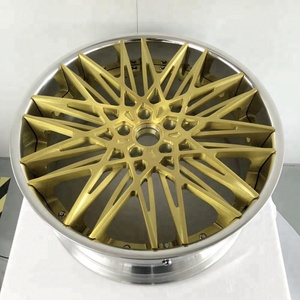 Pengzhen ล้อรถโดยสารสีทองขัดเงาแบบหลายก้าน5X112 5X120สำหรับ BMW E36 46 <span class=keywords><strong>60</strong></span> 90 34 39 92 - Product Image 4