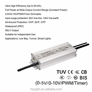 EUG-096S350DV Inventronics 100W IP67 Étanche 245-3500mA Sortie à courant élevé Driver LED 14-39Vdc AOC Gradateur d'intensité LED Alimentation LED - Product Image 2