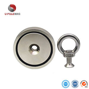 1200lbs כוח למשוך neodymium דיג מגנט עם חור חבל סביב מגנט דיג neodymum - Product Image 6
