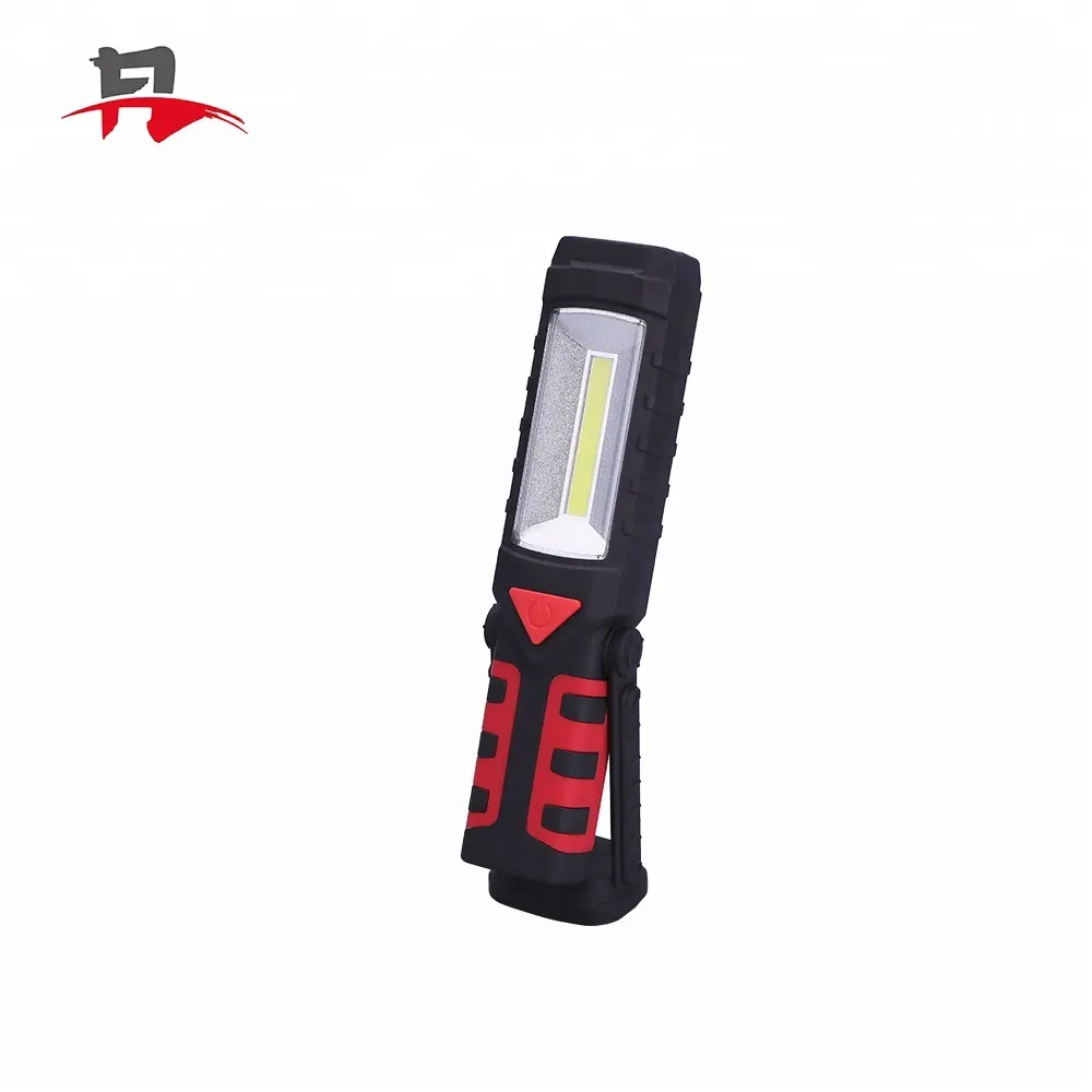 Çok fonksiyonlu taşınabilir su geçirmez 3W LED + 1W COB Torch manyetik ve kanca ile dönebilen çalışma lambası