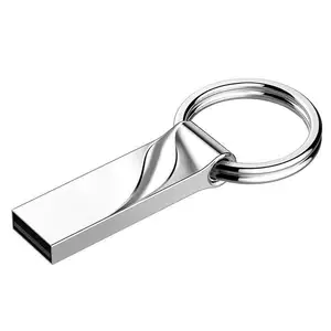 Al por mayor promocional de metal usb flash regalo usb 2,0 usb 1G 2G 4G 8G 16G 16gb llavero usb flash drive