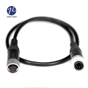 4 Pin Min Din Waterproof S Video Extension Cable For Backup Camera