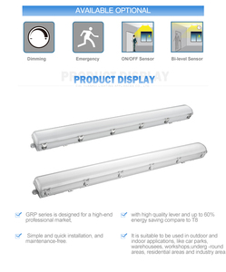 Il potere <span class=keywords><strong>LED</strong></span> di 80W 120W 150W impermeabilizza la luce tri-prova lineare dell'alloggiamento del policarbonato di emergenza del dispositivo 8ft 2.4m <span class=keywords><strong>LED</strong></span> - Product Image 3