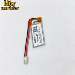 Connector 2,0-2 P 402035 v 250 mAh <strong>3</strong>,7 V rechargeable LiPo battery solar rechargeable lithium-ion polymer lithium battery with PCM - Product Image 5
