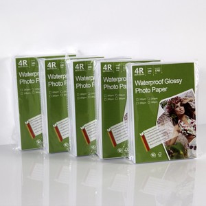 230gsm <span class=keywords><strong>papel</strong></span> fotográfico brillante impermeable <span class=keywords><strong>A4</strong></span> para la impresora de inyección de tinta tinta del tinte - Product Image 1