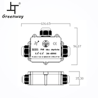 Boîte de jonction imperméable de grande taille industrielle de la catégorie Offre Spéciale comportant 10 glandes de câble IP68 évaluées