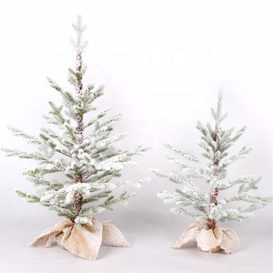 Household Indoor Christmas Decoration Supplies Christmas Ornament Unique Small Artificial Snow Christmas <strong>Tree</strong> - Product Image 1