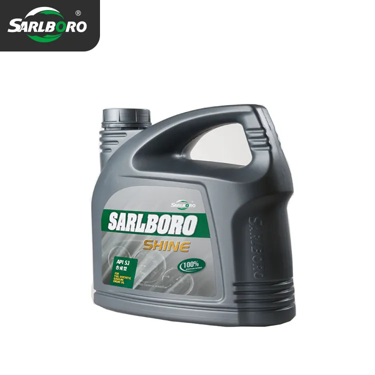 Sarlboro ماركة تألق سلسلة الاصطناعية البنزين زيت المحرك API SJ SAE 5w30 10w30 10w40 15w40 20w50 محرك السيارة النفط