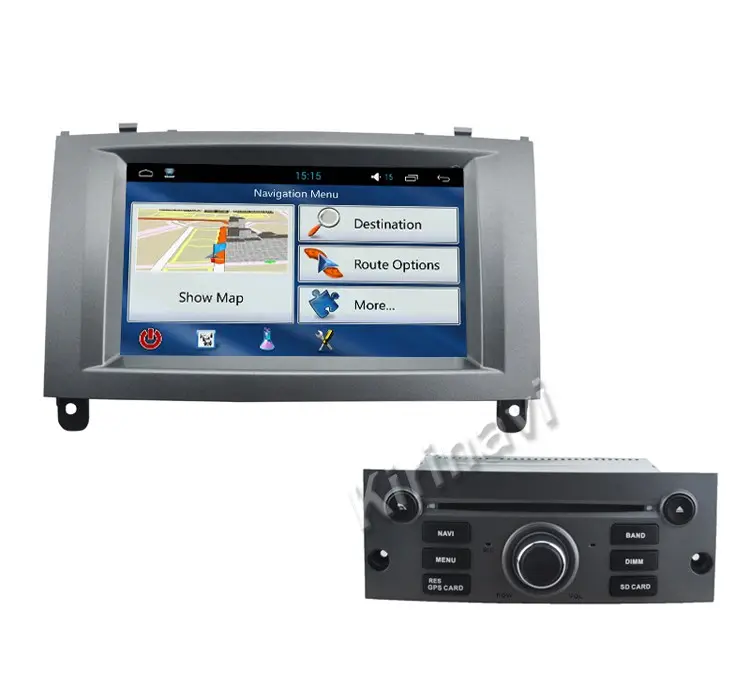 Kirin avi WC-PT7407 Android Auto-PC für Peugeot 407 2004-2010 Multimedia-Navigations system DVD-Player mit Plays tore