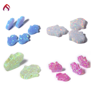 Opale in resina sintetica a forma di Cabochon rettangolare di buona qualità per la creazione di gioielli - Product Image 3