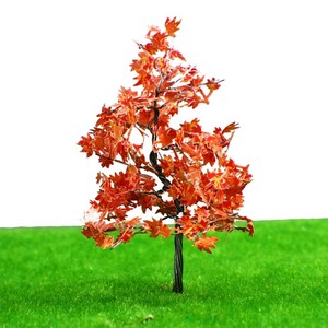 Mô hình thu nhỏ cây vàng đậm/mô hình kiến trúc cây nhựa nhỏ 4.5cm - Product Image 4