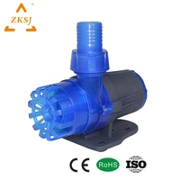 Bomba Sumergible para Agua de Mar ZKSJ Blue4000, 4000L/H, Bomba de CC Extra Silenciosa con Controlador para Tanque de Agua Salada