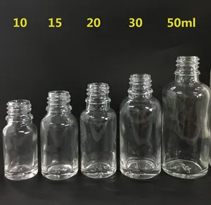 透明精油瓶批发，玻璃瓶带滴管5毫升10毫升15毫升20毫升30毫升50毫升100毫升