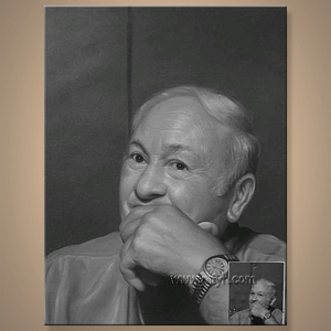 100% hechos a mano la gente famosa pintura al óleo retrato - Product Image 1