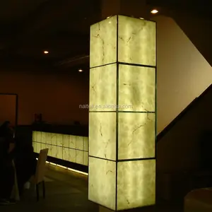 Trang trí Backlit sử dụng giá tốt nhất Trắng Alabaster đá