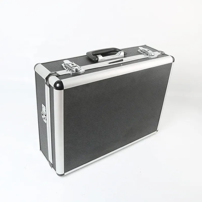 Ningbo precio moderado creativo de aluminio de precisión caja de almacenamiento con divisores y bolsas de herramientas