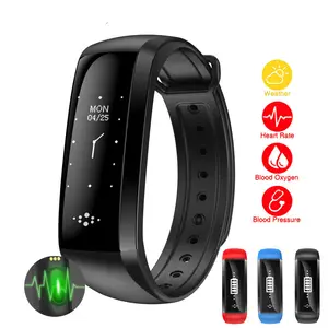 M2S Bluetooth Часы сердечного ритма артериального давления крови кислородом монитор Спорт умный браслет