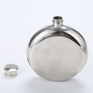 Rò rỉ bằng chứng 8 oz Vòng mini chai rượu vang thép không gỉ Hip Flask - Product Image 4