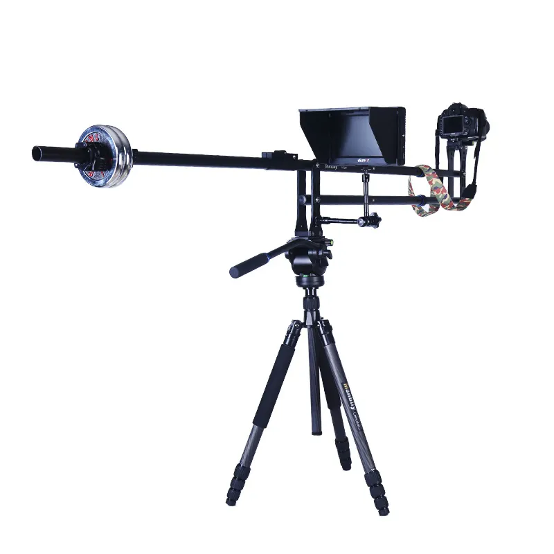 Manbily Aluminium Rocker Arm Slider Video Stabilizer Kamera Derek untuk Video shooting