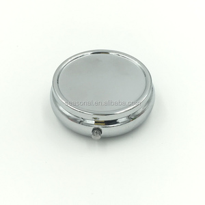 2015 travel portable pillbox custom metal pill container/box SPC15007