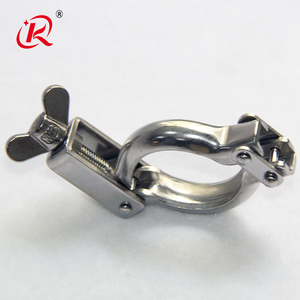 TC kẹp 50.5 thép không gỉ SS 304 vệ sinh nhiệm vụ nặng nề Tri Clover pin duy nhất TC Ống phù hợp ferrule kẹp - Product Image 5