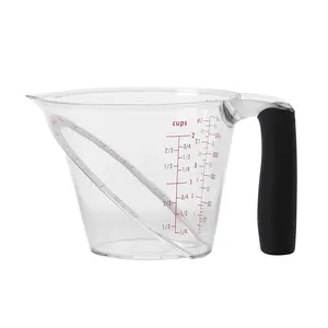 Factory Produces Cheap Popular Kitchen Tools Food Grade Materials Plastic Digital Measuring Cup Set