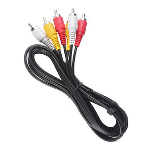 DAJIANG High-End Fast Charging <strong>RCA</strong> Plug Cable Customized OEM Nickel Plated <strong>3</strong>*<strong>Rca</strong> Male <strong>3</strong>*<strong>Rca</strong> Male <strong>Video</strong> <strong>Audio</strong> Cable Cameras Cars - Product Image 2