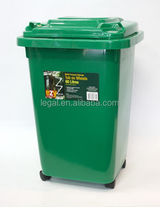 4 Ruedas 15gal Plástico <span class=keywords><strong>Apilable</strong></span> Bin Bin cubo de <span class=keywords><strong>Basura</strong></span> de Pie - Product Image 4