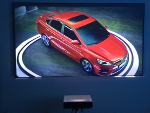 120 Inch Tỷ Lệ 16:9 Pet Pha Lê Nhà Màn Hình Máy Chiếu Với Ánh Sáng Ban Ngày Alr Cho Siêu Ngắn Ném Chiếu Cho Nhà Rạp Chiếu Phim - Product Image 5