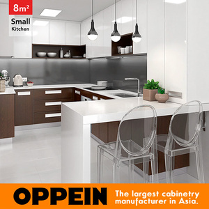 Moderne En Bois Stratifié Kitchenette Petit Armoires De Cuisine Design - Product Image 2