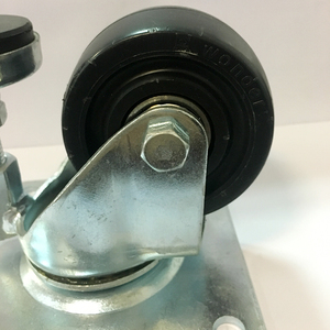 3 Zoll verstellbar einstellen Hochleistungs-Lenkräder Nivellierung mqchine Rollen Rollen mit selbst nivellieren den Füßen - Product Image 4
