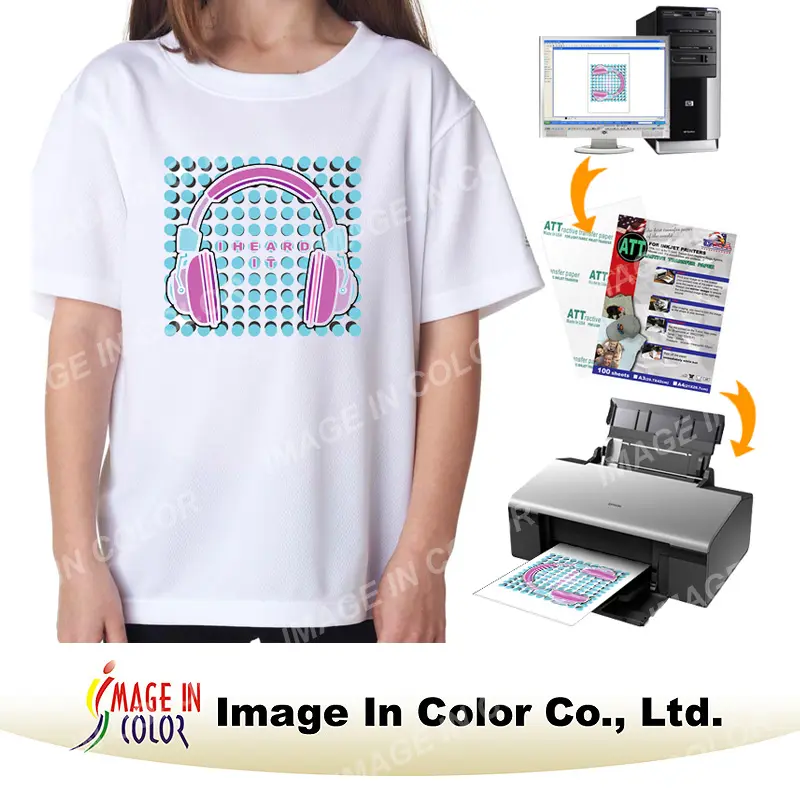 अच्छी गुणवत्ता टी शर्ट गर्मी हस्तांतरण मुद्रण कागज