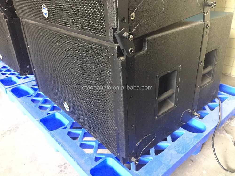 Proffesional dual 15 inch line array active subwoofer sound systems for the stage, stadium, movement performance