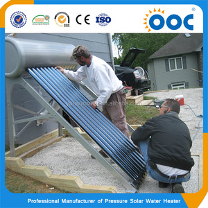 Verde Sistema Controlador de Tubo De Calor A Presión Calentador de Agua Solar Compacto Con Térmica Géiser - Product Image 5