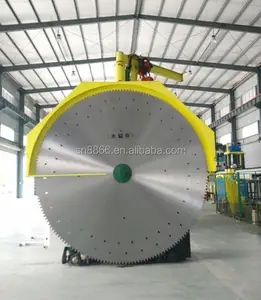 SHUINAN 3600mm granit taş kesme ekipmanları çift bıçaklı taş ocağı makinesi