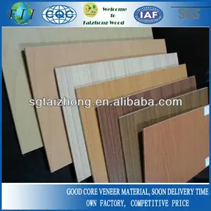 Kinds Poplar Core Wood Veneered 3MM Plywood