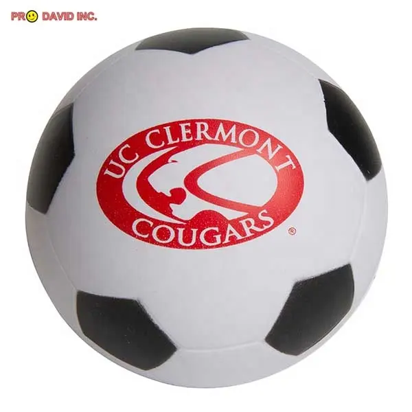 Дешевый Мяч для снятия стресса, рекламный мяч из полиуретановой пены, сжимаемая игрушка для снятия стресса, мяч для футбола