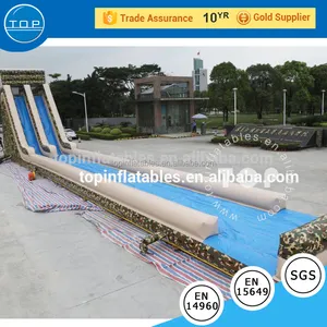Precio de fábrica diapositiva inflable parque acuático flotante toboganes inflables piscinas enterradas para ventas al por mayor