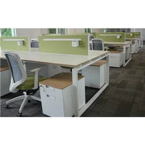 Factory price direct new trending 6 person office cluster workstation